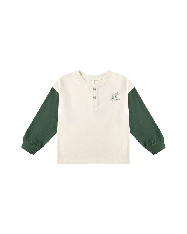 Relaxed Long Sleeve Henley || Chase Your Dreams