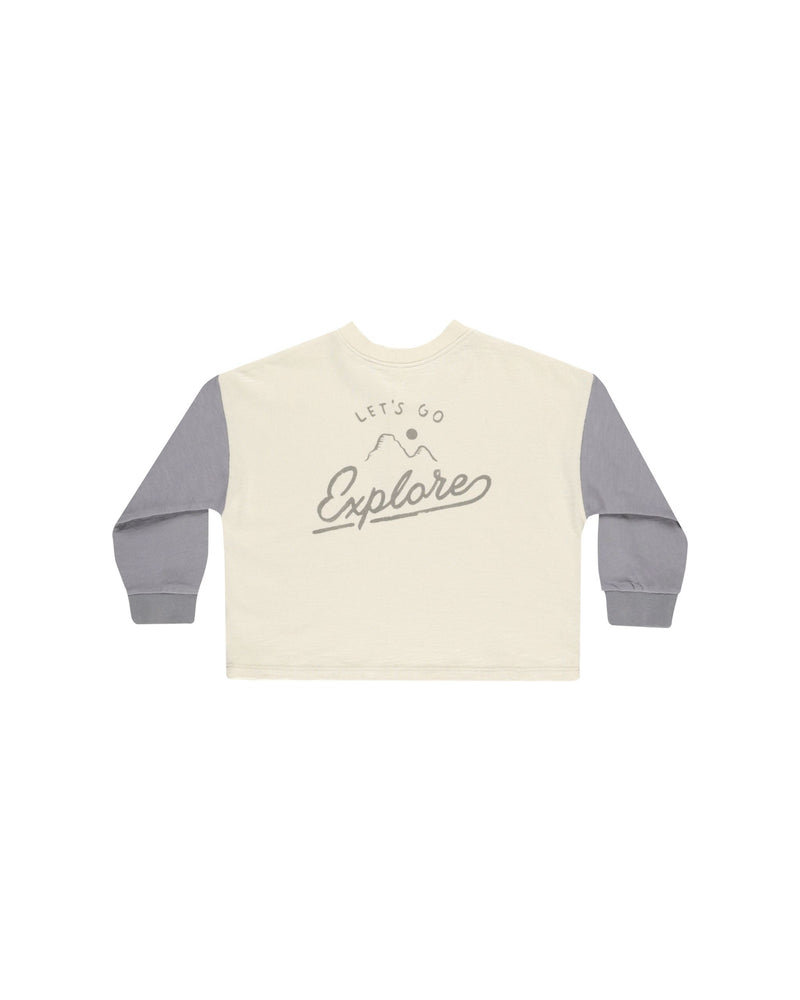 Relaxed Long Sleeve Henley || Explore (4-5 Yr, 6-7 Yr)