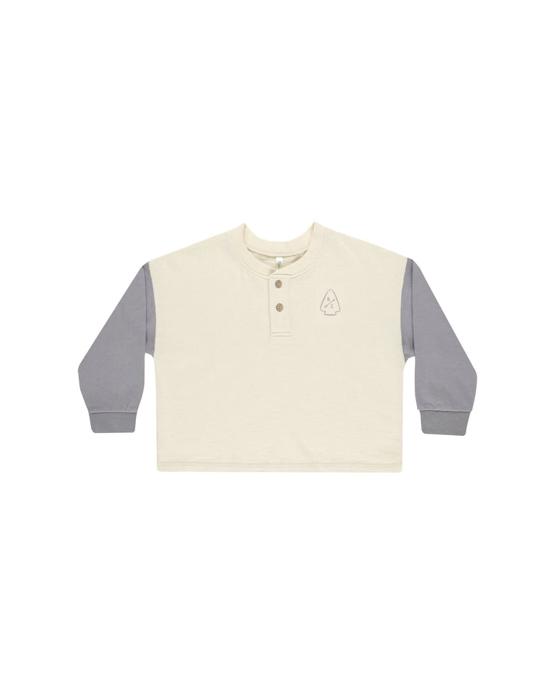 Relaxed Long Sleeve Henley || Explore (4-5 Yr, 6-7 Yr)