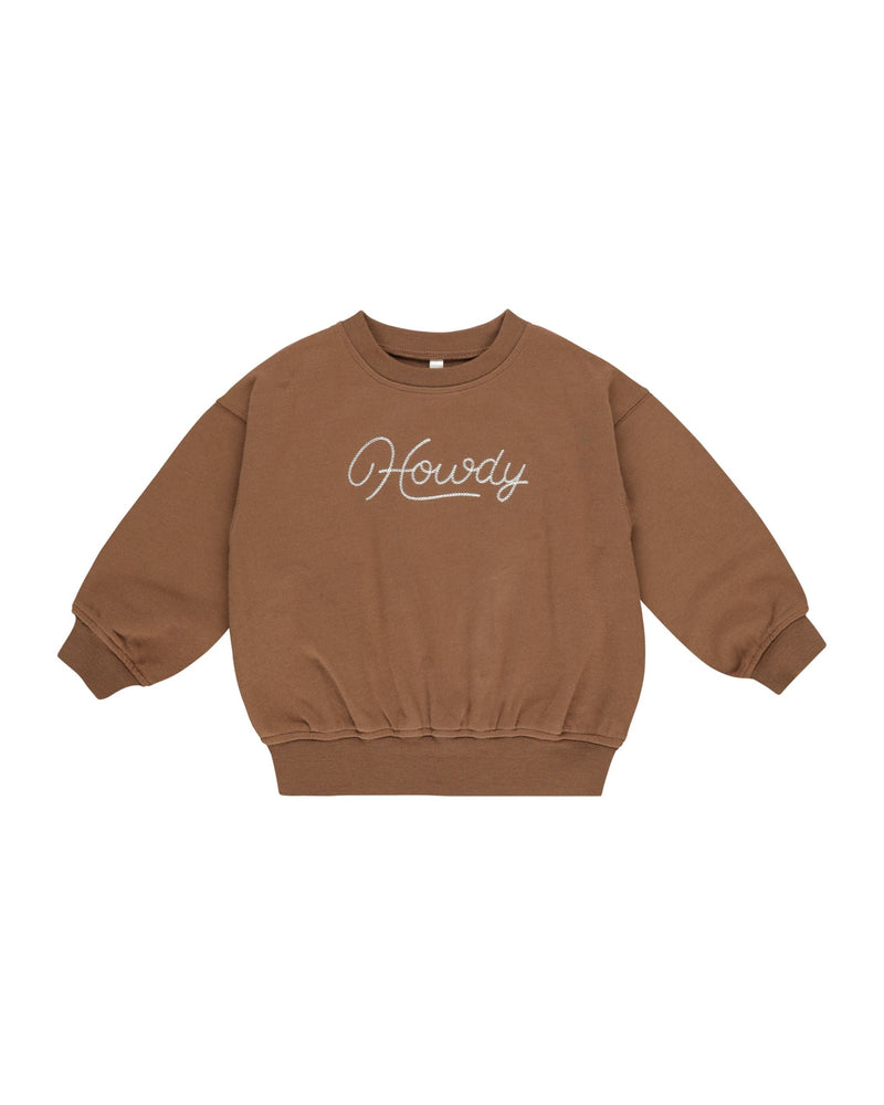 Relaxed Sweatshirt || Howdy (6-12 Mo)