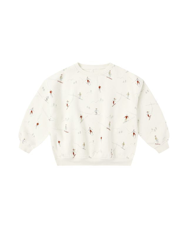 Relaxed Sweatshirt || Skiers (12-18Mo, 4-5Y)