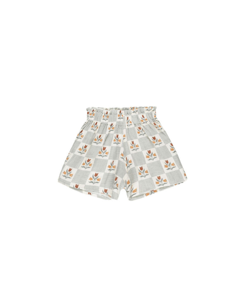 Remi Shorts || Garden Grid