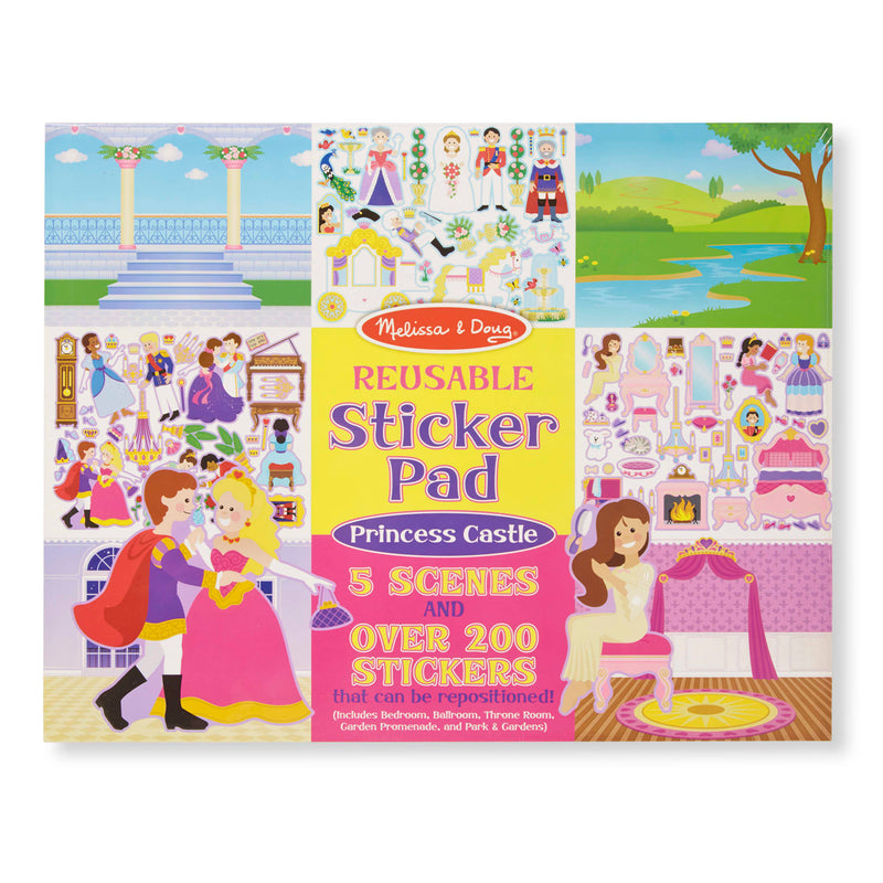 Reusable Sticker Pad - Princess Castle