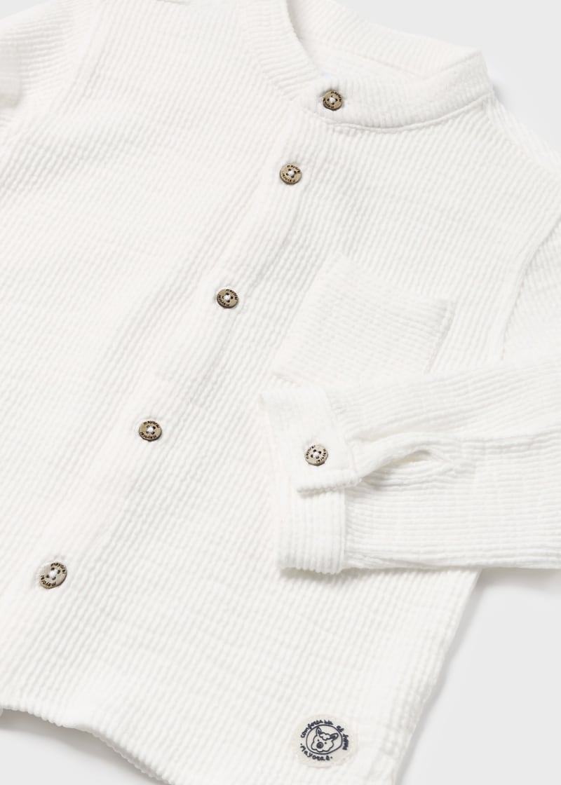 Ribbed Shirt - Cream