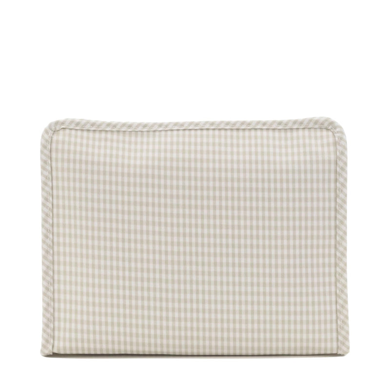 Roadie Large - Gingham Pearl Grey