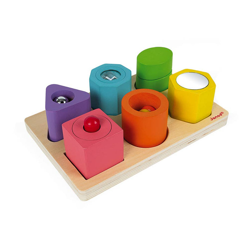 Shapes & Sounds | 6 Block Sensory Puzzle