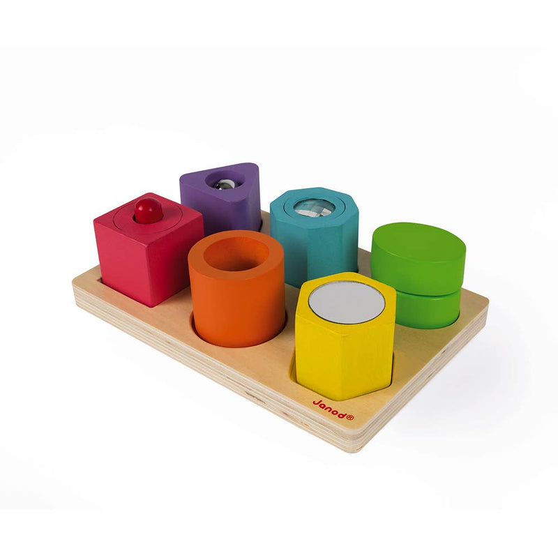 Shapes & Sounds | 6 Block Sensory Puzzle