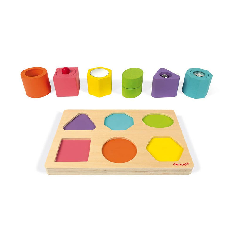 Shapes & Sounds | 6 Block Sensory Puzzle