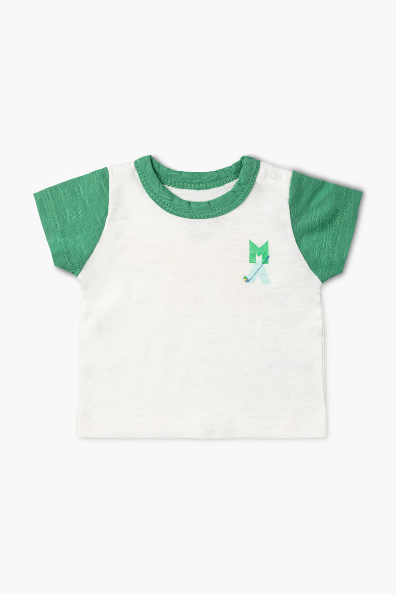 Short Sleeve Tee + Sporty Sweatshort Set - Golf Day (6-7Y)