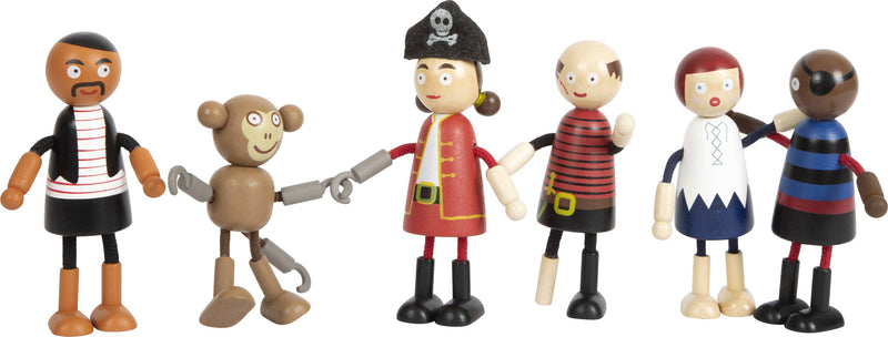 Small Foot Wooden Bending Dolls Pirate