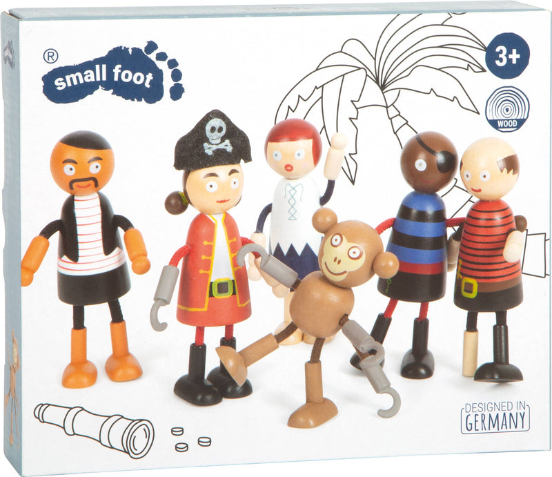 Small Foot Wooden Bending Dolls Pirate