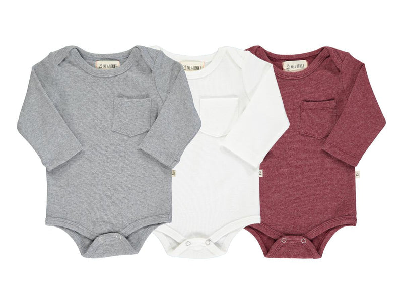 Solid Brushed Cotton Onesies (18-24 Mo)