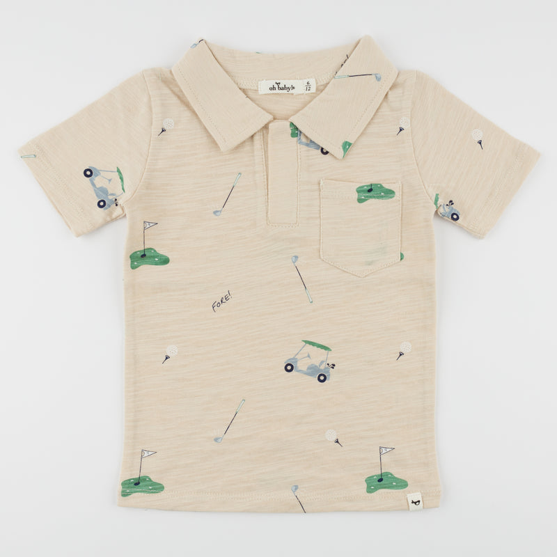 Spencer Short-Sleeve Polo - Golf (12-18mo)
