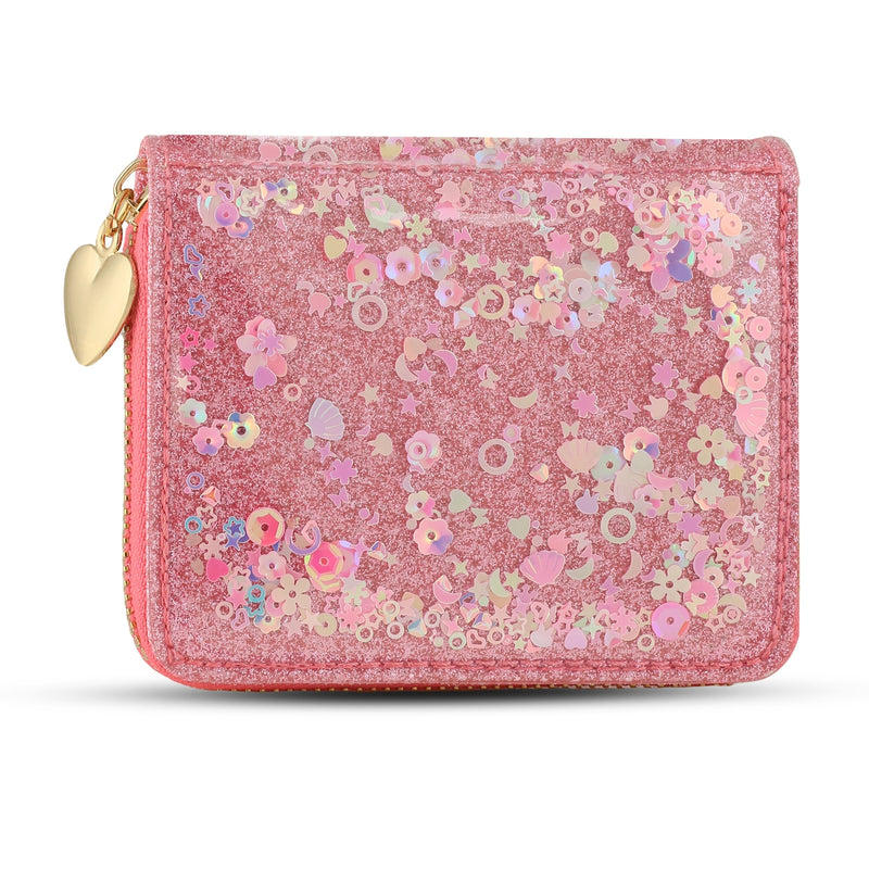 Sprinkle Kindness Confetti Wallet - Pink
