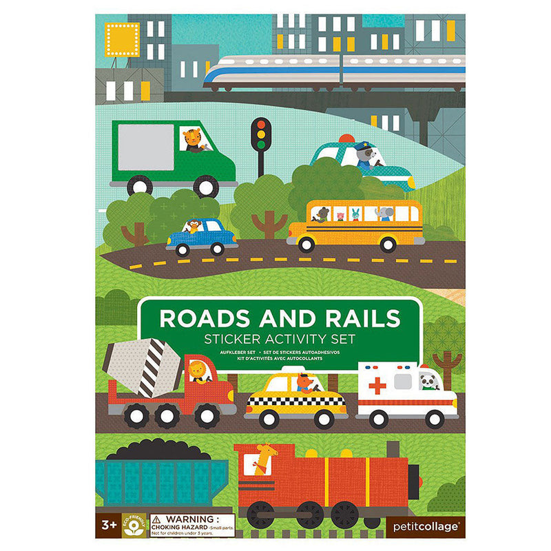 Sticker Activity Set: Roads & Rails