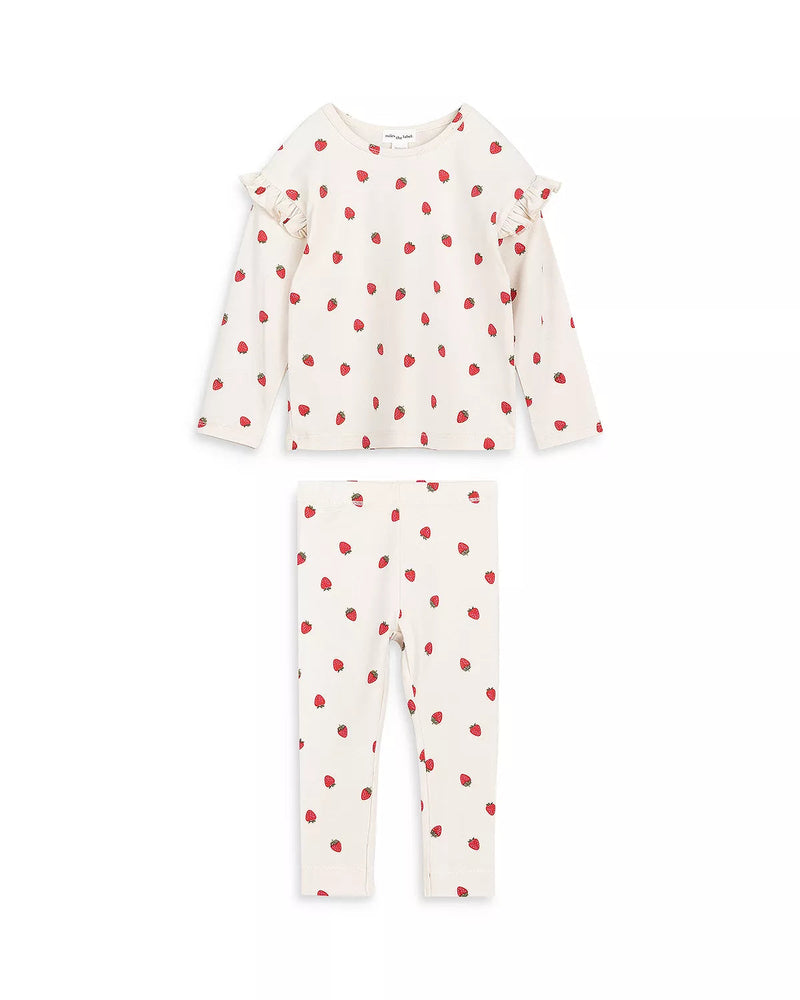 Strawberry Print on Birch 2-Piece Set