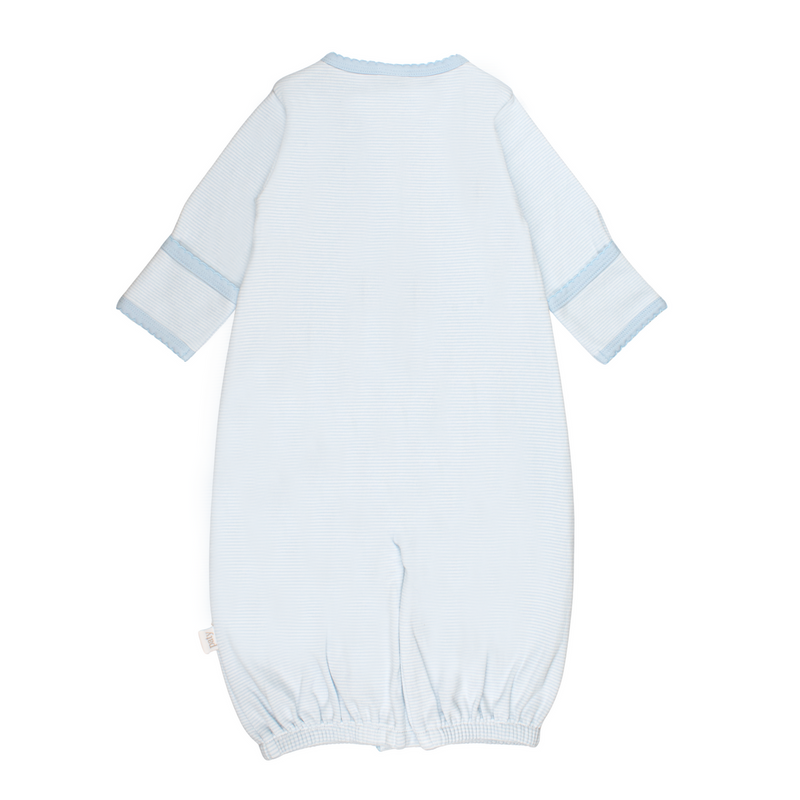 Striped Converter Gown - Blue Stripe