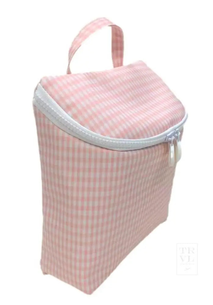 Take Away Insulated Lunch / Bottle Bag - Gingham Taffy