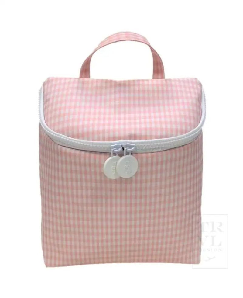 Take Away Insulated Lunch / Bottle Bag - Gingham Taffy