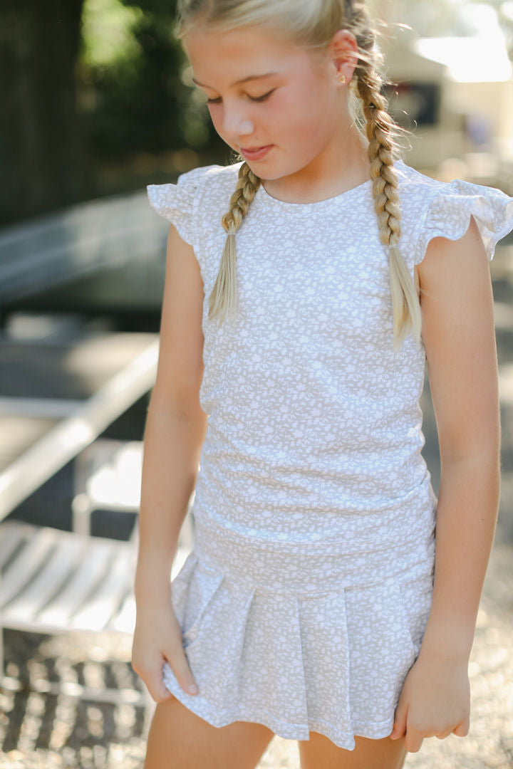 Tennis Set - Petite Leaves (2T)