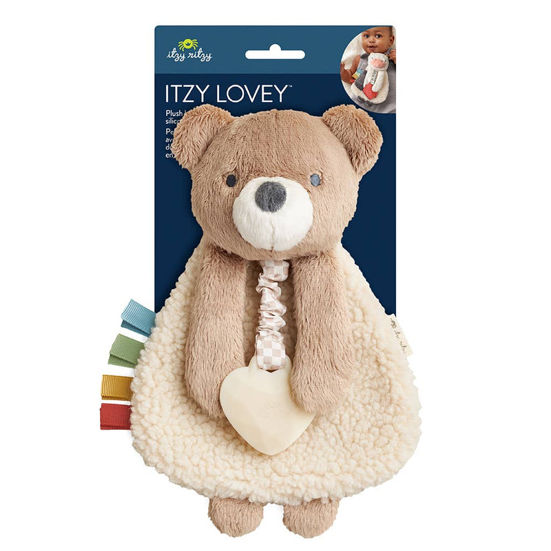 Theo the Bear Itzy Friends Lovey Plush + Teether Toy