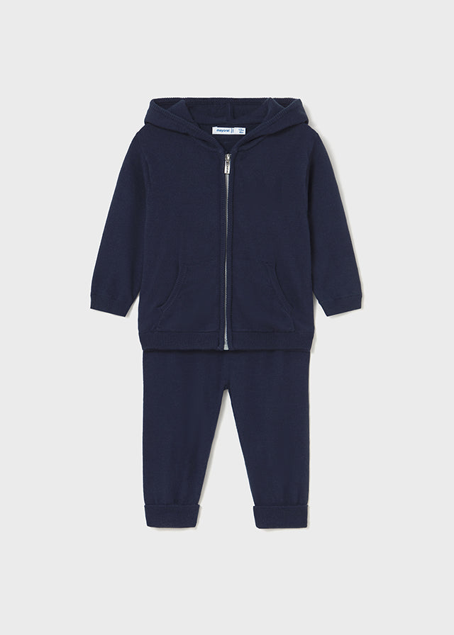 Toddler 2-Piece Knit Tracksuit - Blue
