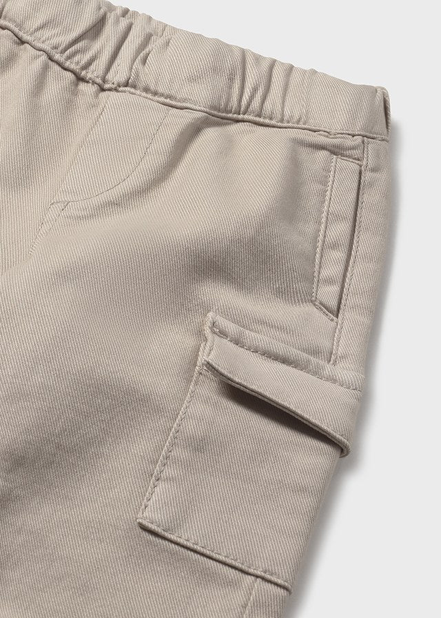 Toddler Cargo Pants with Pockets - Chai