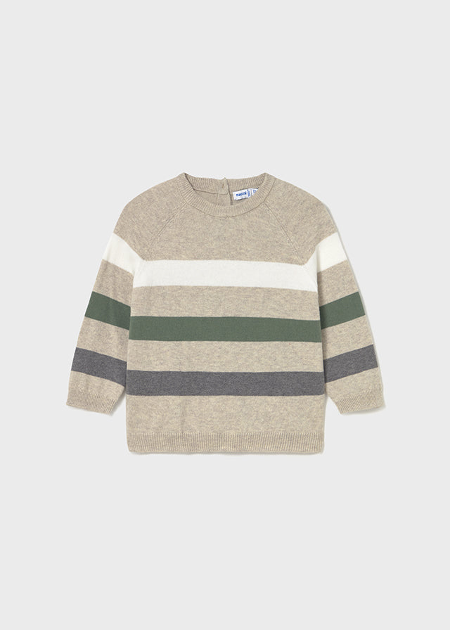 Toddler Colorblock Sweater - Chai Heather