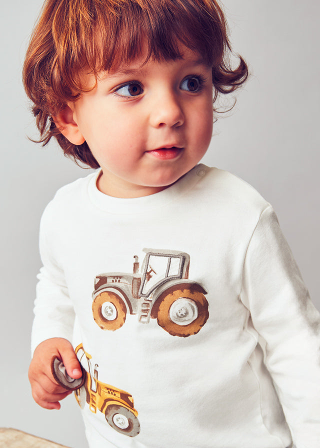 Toddler Tractor Peekaboo Play T-Shirt