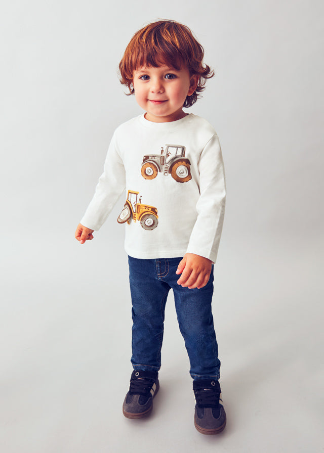 Toddler Tractor Peekaboo Play T-Shirt