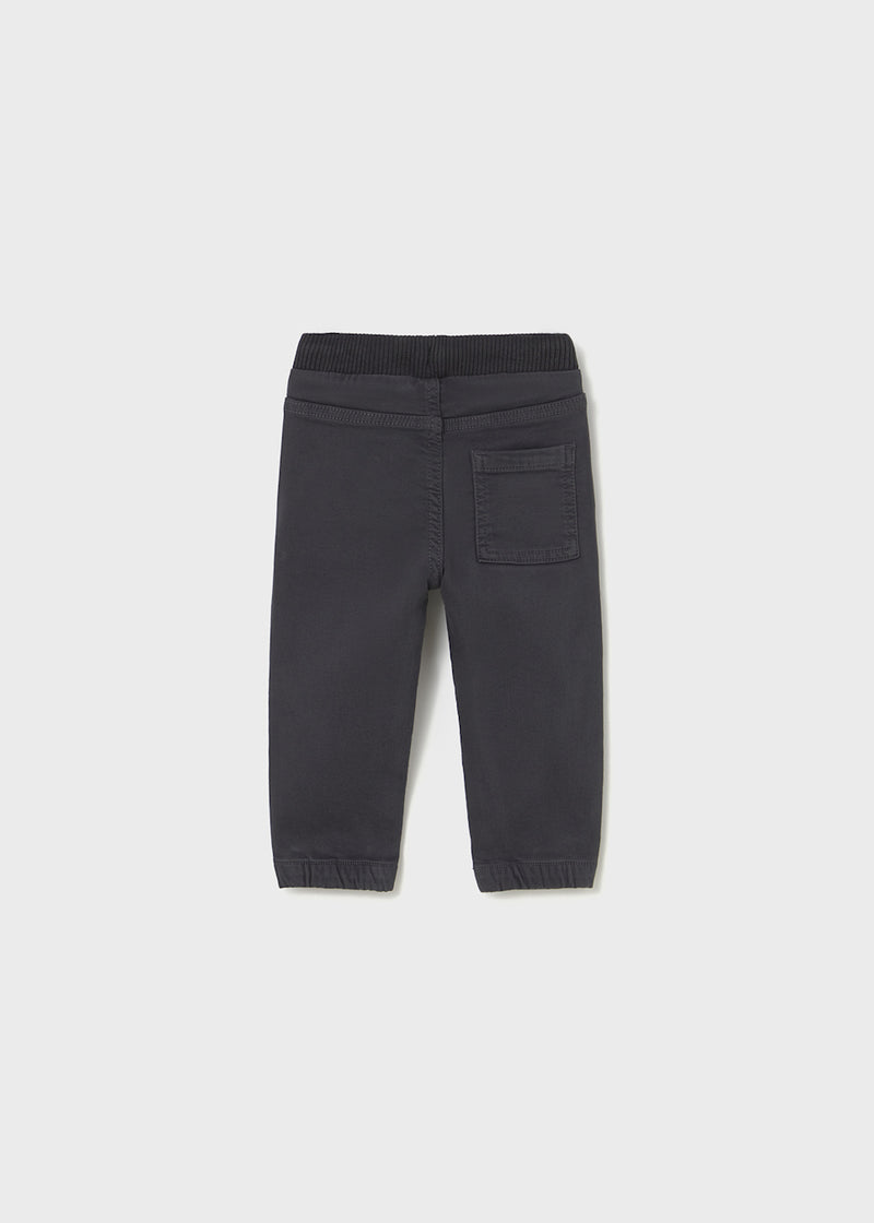 Toddler Twill Joggers - Shadow Grey