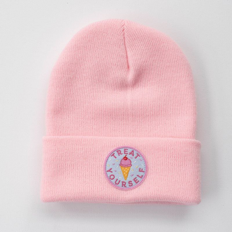 Treat Yourself Peony Beanie: Infant/Toddler (Fits Ages 0-4)