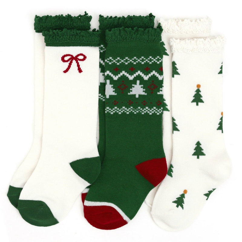 Tree Farm Knee High Socks 3-Pack