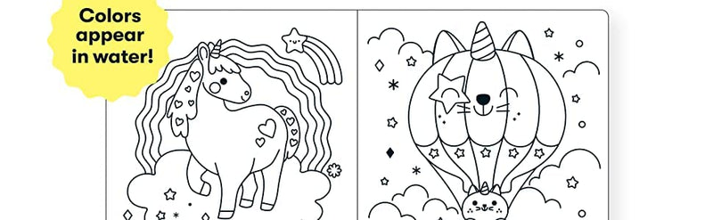 Unicorn Dreams Color Magic Bath Book