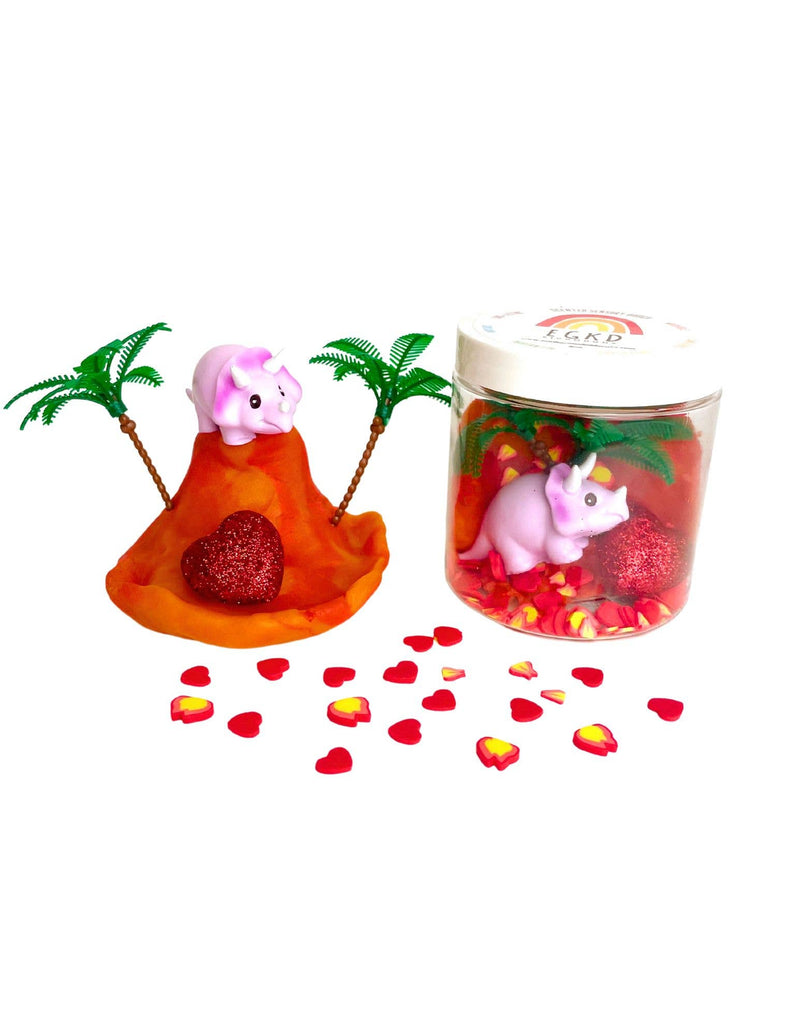Valentines Dinosaur "I Lava You" Mini Dough-To-Go