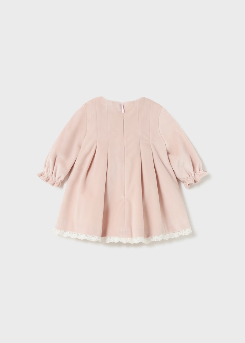 Velvet Dress - Soft Pink