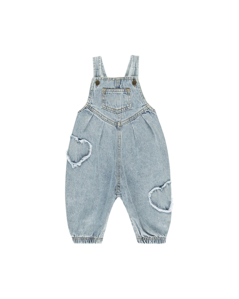 Vintage Overall || Light Washed Denim (18-24 Mo)