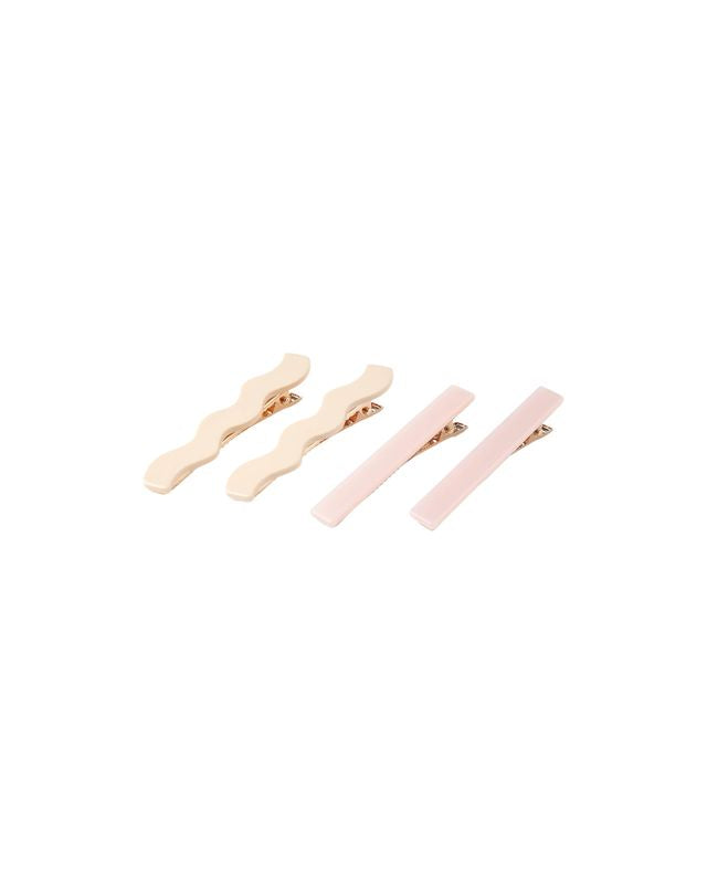 Wavy Clip Set || Blush, Natural
