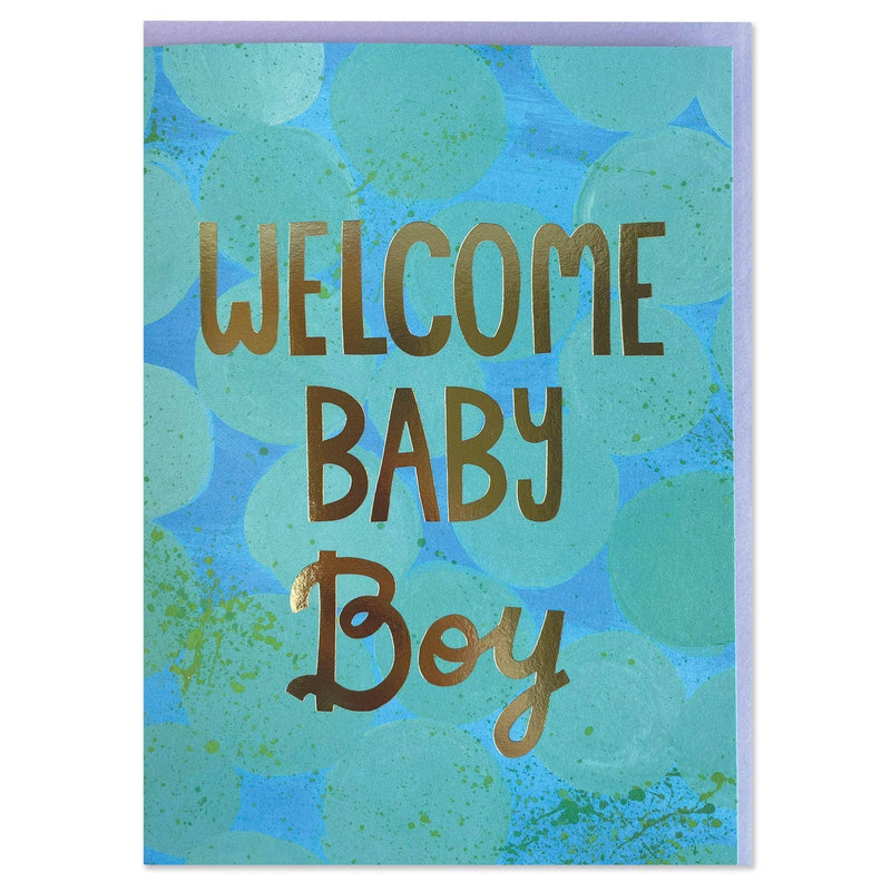 Welcome Baby Boy Card