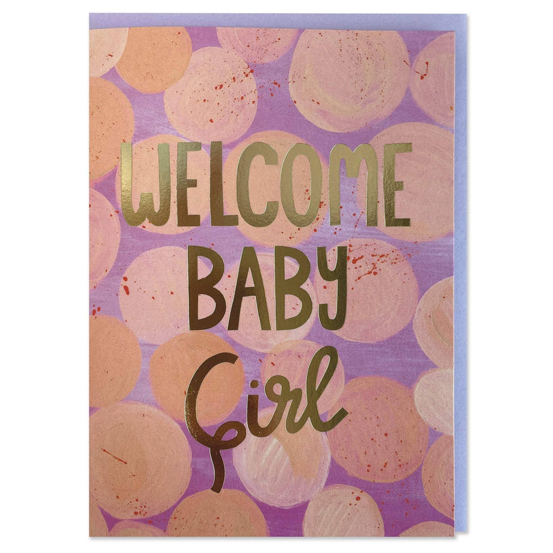 Welcome Baby Girl Card