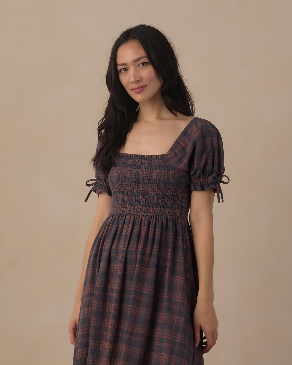 cocktail dress dallas Women's || Midnight Plaid Navy Blue Satin Long 28 waist smle SIZE - True to U.S. Size (Regular Width):9.5