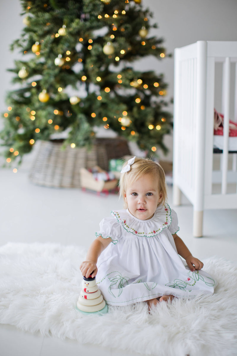 Wooden Snowman Stacking Toy Set