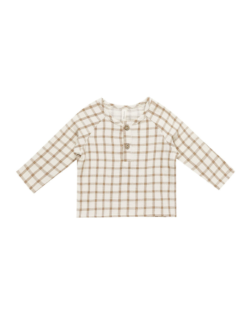 Zion Shirt || Cinnamon Plaid