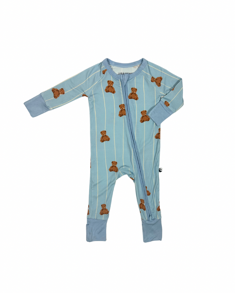 Zipper Footie Pajamas - Cozy Cub