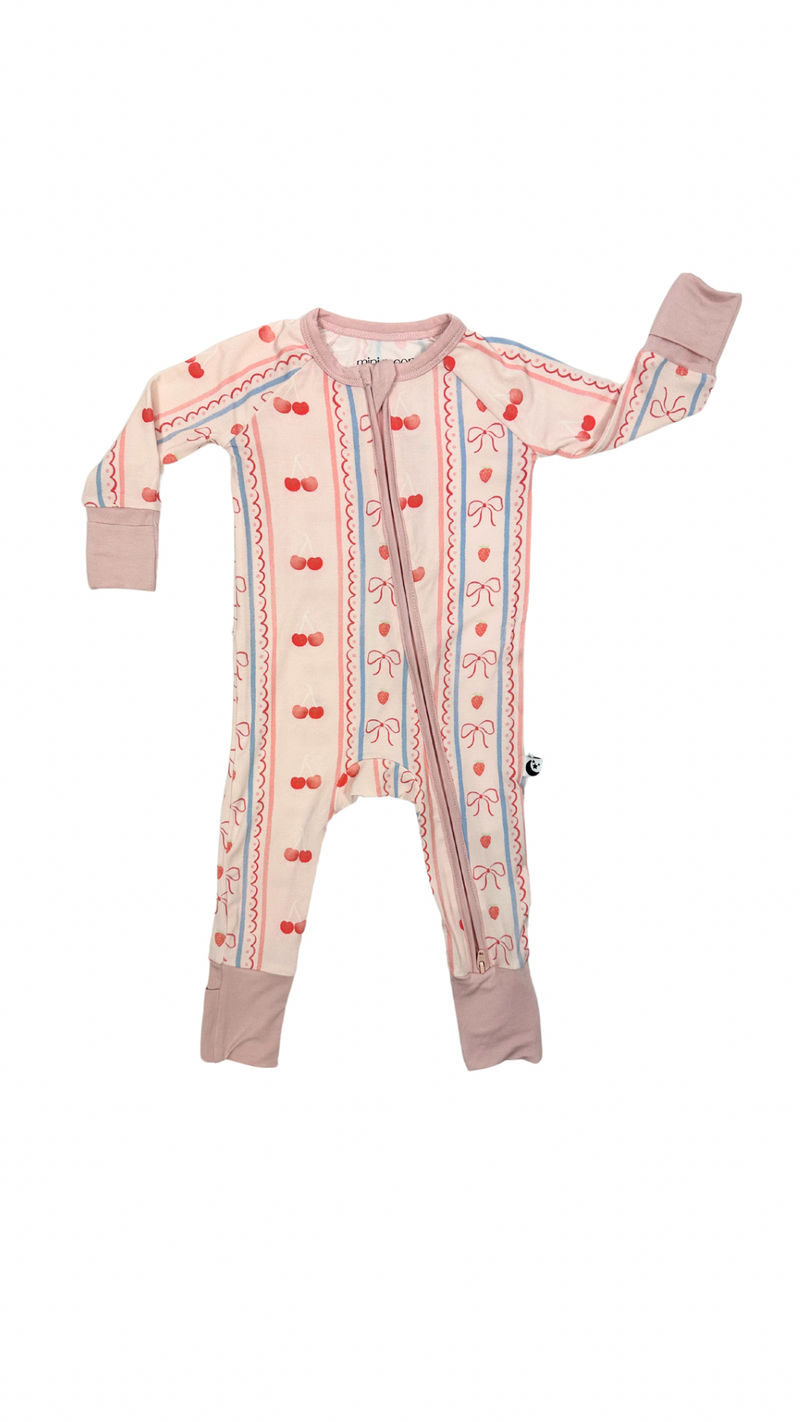 Zipper Footie Pajamas - Sweet Caroline