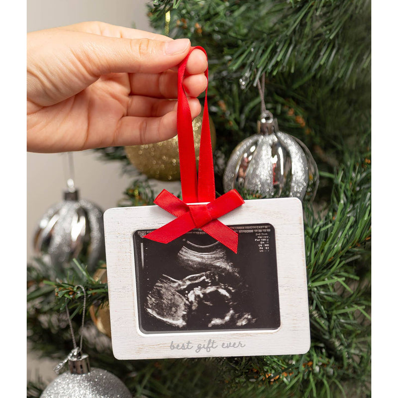 Best Gift Ever Sonogram Holiday Picture Frame Ornament