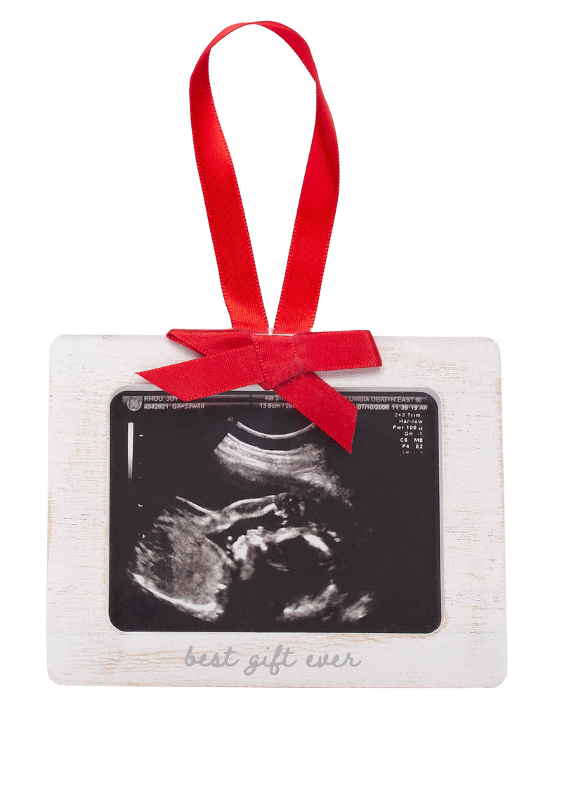 Best Gift Ever Sonogram Holiday Picture Frame Ornament