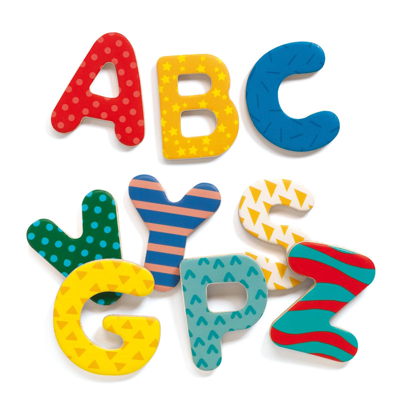 Big Letters Alphabet Wooden Magnets