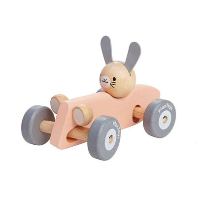 Bunny Racing Car - Wee Bee Baby Boutique