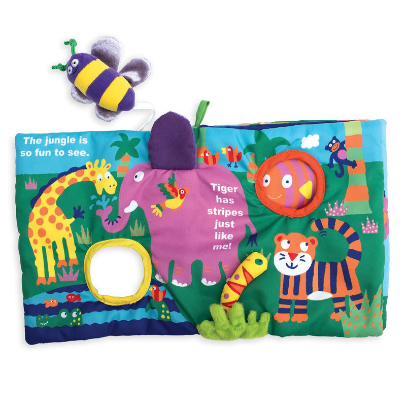 Buzzing Through Soft Activity Book - Wee Bee Baby Boutique